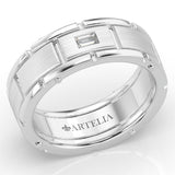 Andre Diamond Wedding Ring - Artelia Jewellery
