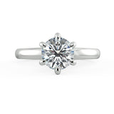 Artelia Crown Basket Solitaire Engagement Ring - Artelia Jewellery