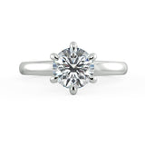 Artelia Crown Basket Solitaire Engagement Ring - Artelia Jewellery