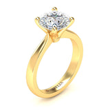 Asena Round Solitaire Engagement Ring - Artelia Jewellery