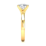 Asena Round Solitaire Engagement Ring - Artelia Jewellery
