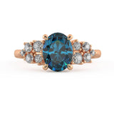 Allyra A Sapphire and Diamond Engagement Ring - Artelia Jewellery