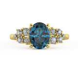 Allyra A Sapphire and Diamond Engagement Ring - Artelia Jewellery
