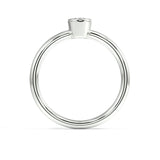 Avant Oval Diamond Bezel Set Diamond Ring - Artelia Jewellery