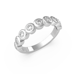 Round Diamond Wedding Ring (ARTLDWR122) - Artelia Jewellery
