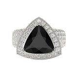 Despina Black Diamond Ring - Artelia Jewellery