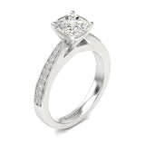 Brigitte Cushion Diamond Solitaire Ring - Artelia Jewellery