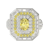 Cosette Yellow Diamond Ring - Artelia Jewellery