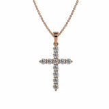 Chloe Diamond Cross - Artelia Jewellery