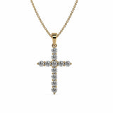 Chloe Diamond Cross - Artelia Jewellery
