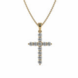 Chloe Diamond Cross - Artelia Jewellery
