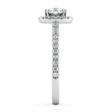 Cienna Cushion Diamond Halo Engagement Ring - Artelia Jewellery