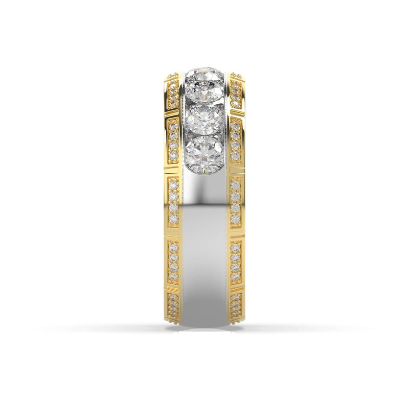 Dan Diamond Wedding Ring - Artelia Jewellery