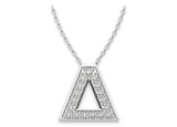 Athena Diamond Necklace (Delta) - Artelia Jewellery