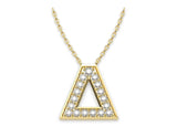 Athena Diamond Necklace (Delta) - Artelia Jewellery