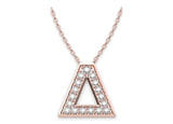 Athena Diamond Necklace (Delta) - Artelia Jewellery