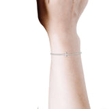 Faith Diamond Cross Bracelet - Artelia Jewellery