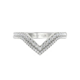Double Diamond V Ring - Artelia Jewellery