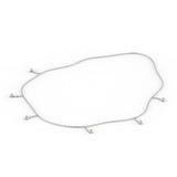 Diamond Drops Necklace - Artelia Jewellery