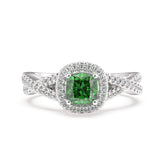 Emerald Eternity Diamond Ring - Artelia Jewellery