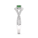 Emerald Eternity Diamond Ring - Artelia Jewellery