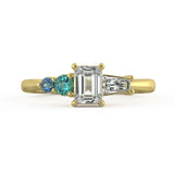Allyra S Sapphire and Diamond Engagement Ring - Artelia Jewellery
