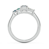 Allyra S Sapphire and Diamond Engagement Ring - Artelia Jewellery