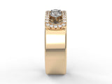 Floating Diamonds ring - Artelia Jewellery
