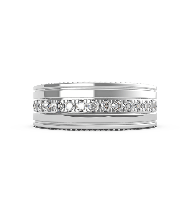 Harry Diamond Wedding Ring - Artelia Jewellery