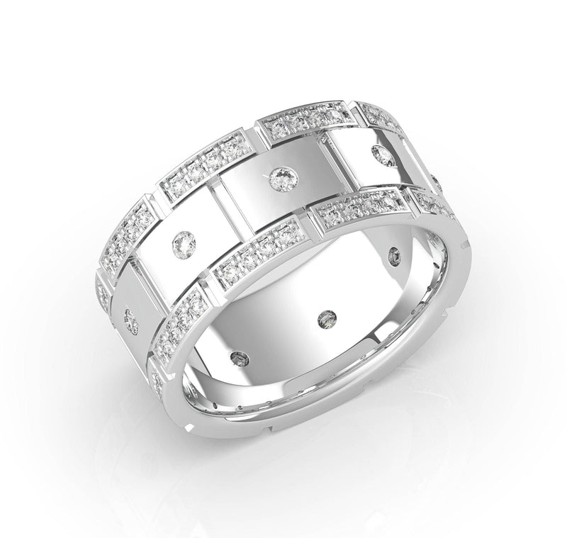 Mark Diamond Wedding Ring POA - Artelia Jewellery