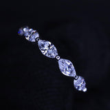 Jolie Marquise Diamond Wedding Ring Grande - Artelia Jewellery