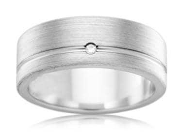 Collin Diamond Wedding Ring - Artelia Jewellery