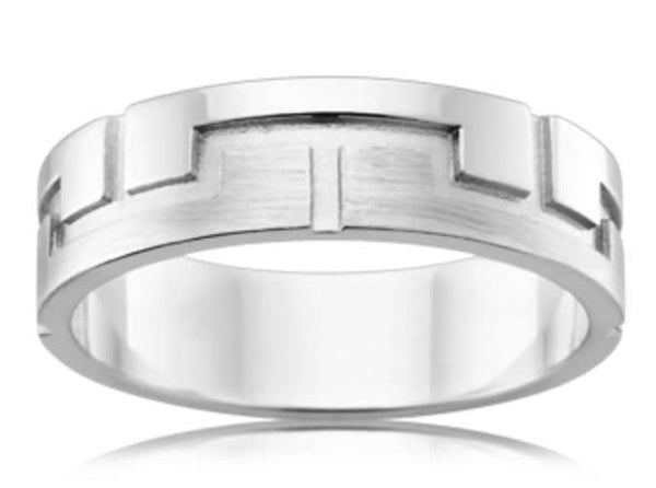 Platinum Wedding Ring (SKU PLAT102) - Artelia Jewellery