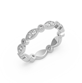 Laura Diamond Wedding Ring - Artelia Jewellery