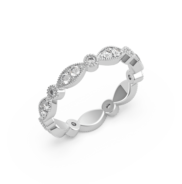 Laura Diamond Wedding Ring - Artelia Jewellery