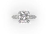 Lady Luck Cushion Diamond Solitaire Engagement Ring - Artelia Jewellery