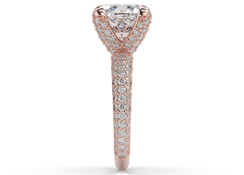 Lady Luck Cushion Diamond Solitaire Engagement Ring - Artelia Jewellery