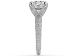 Lady Luck Cushion Diamond Solitaire Engagement Ring - Artelia Jewellery