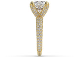 Lady Luck Cushion Diamond Solitaire Engagement Ring - Artelia Jewellery