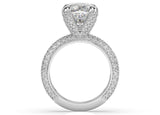 Lady Luck Cushion Diamond Solitaire Engagement Ring - Artelia Jewellery