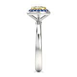 Lady Sapphire Diamond Ring - Artelia Jewellery