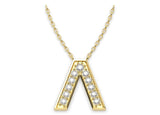 Athena Diamond Necklace (Lambda) - Artelia Jewellery