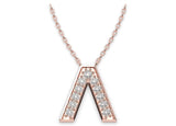 Athena Diamond Necklace (Lambda) - Artelia Jewellery