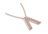 Athena Diamond Necklace (Lambda) - Artelia Jewellery