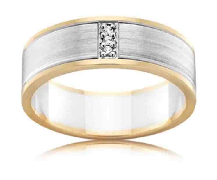 Luca Diamond Wedding Ring - Artelia Jewellery