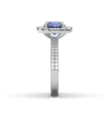 Sapphire And Diamond Engagement Ring - Artelia Jewellery