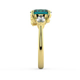 Allyra M Sapphire And Diamond Engagement Ring - Artelia Jewellery