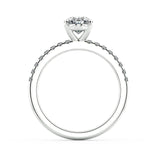Moderne Oval Diamond Engagement Ring - Artelia Jewellery