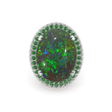 Mother Earth Opal and Diamond Ring - Artelia Jewellery