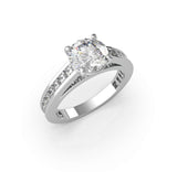 Round Diamond Solitaire Engagement Ring (ARTSR029)
